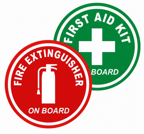 Fire extinguisher first - |,