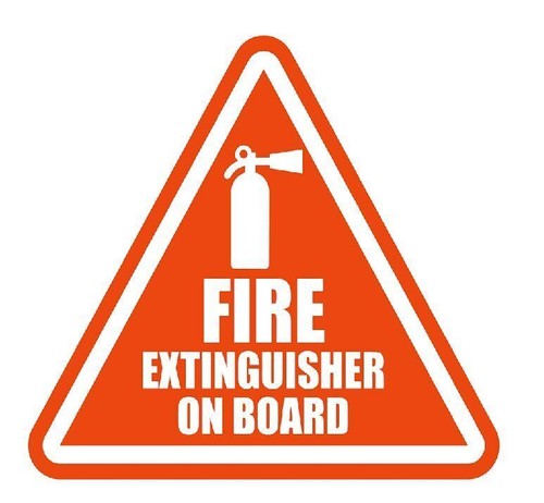 Fire extinguisher board - fire,