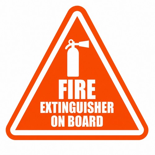 Fire extinguisher board - fire,